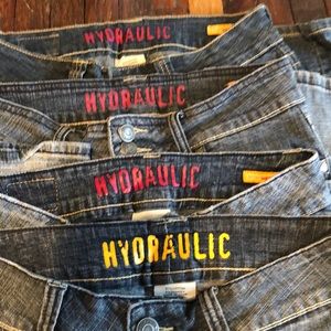 4 pairs of Hydraulic Jeans